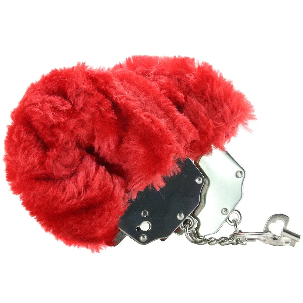 Fetish Fantasy Furry Cuffs in Red