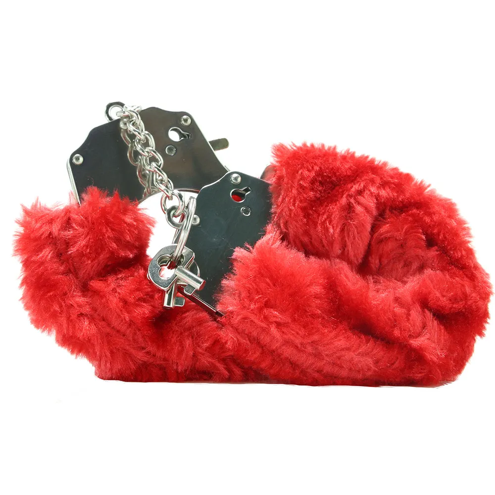 Fetish Fantasy Furry Cuffs in Red