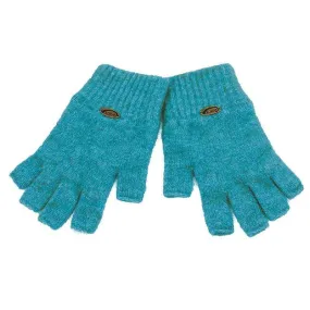 Fingerless Possum Merino Gloves - Lagoon