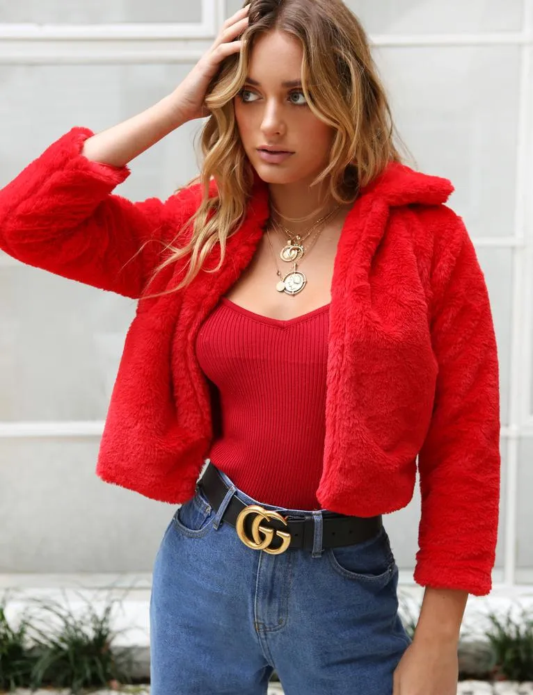 Frankie Coat - Red