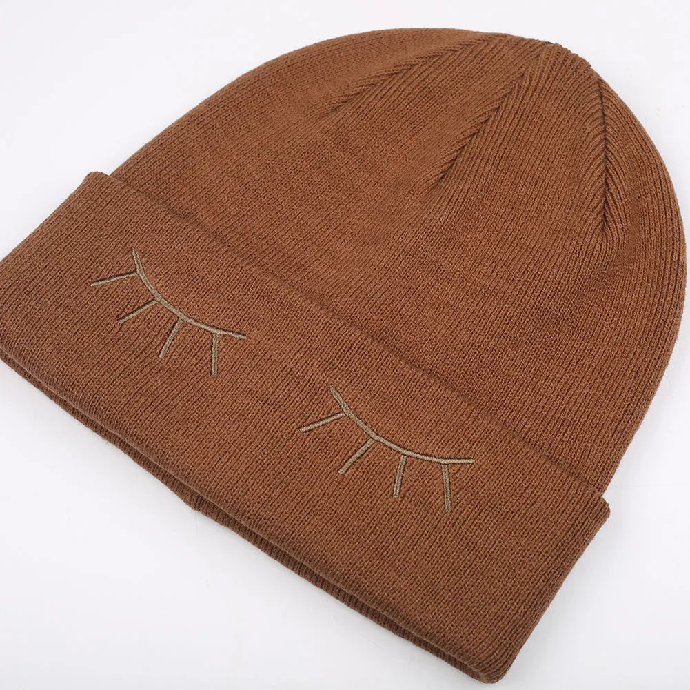 FURTALK Women Winter Beanies Hat Eyes Pattern  Drop Shipping HTWL036