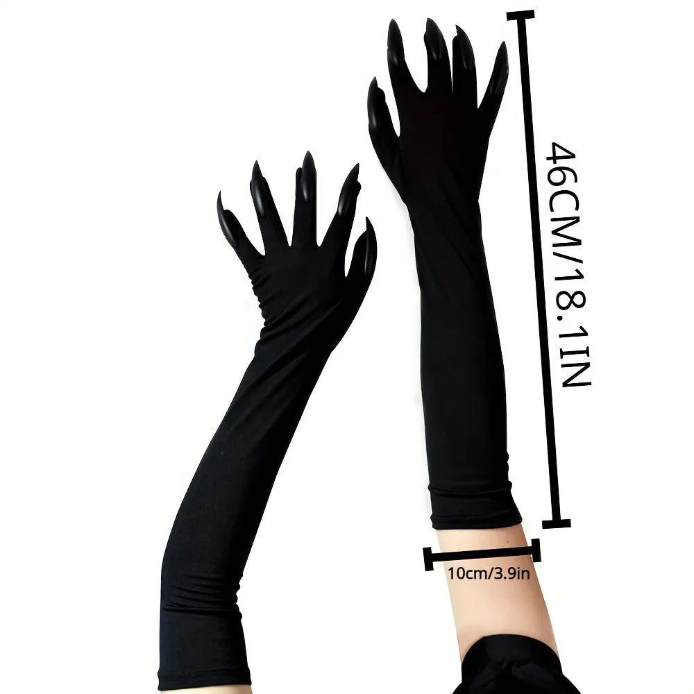 Ghost Claw Long Gloves Perfect for Halloween Costume Parties