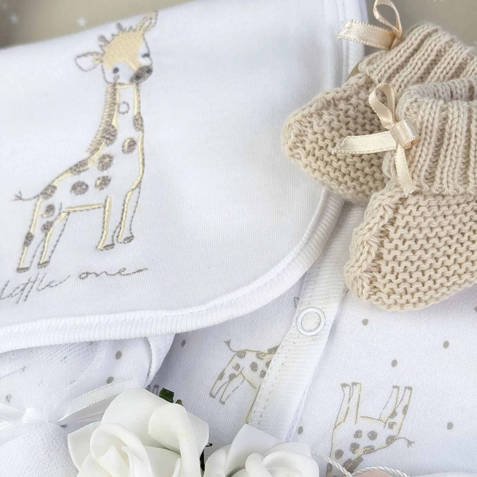 Giraffe Clothing Keepsake Trunk - Just Too Cute