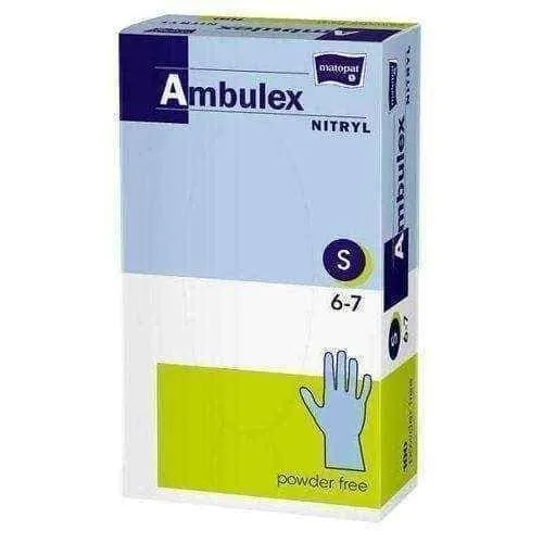 Gloves Nitrile Ambulex powder free non sterile size S x 100 pieces