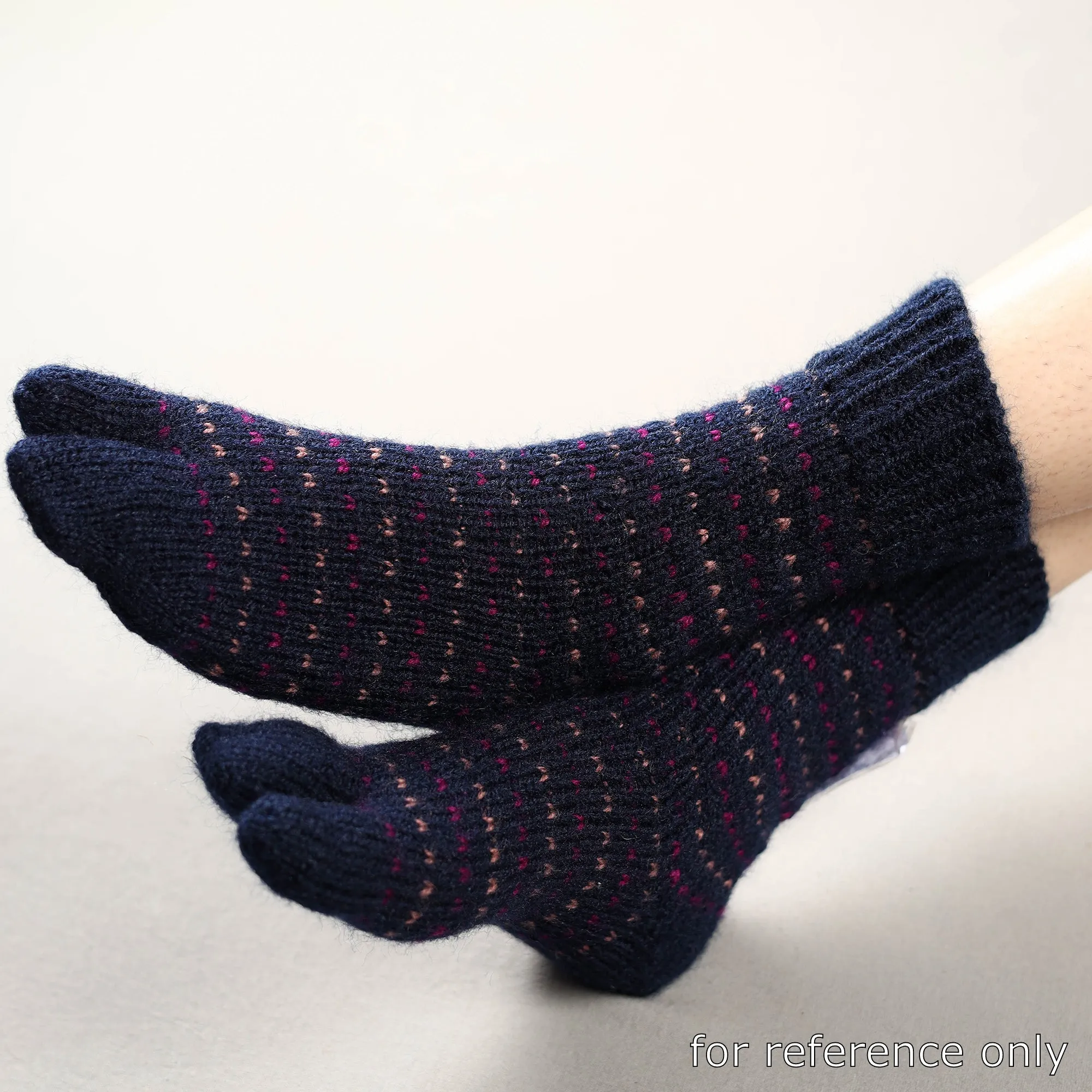 Grey - Kumaun Hand Knitted Woolen Socks (Adult) 41