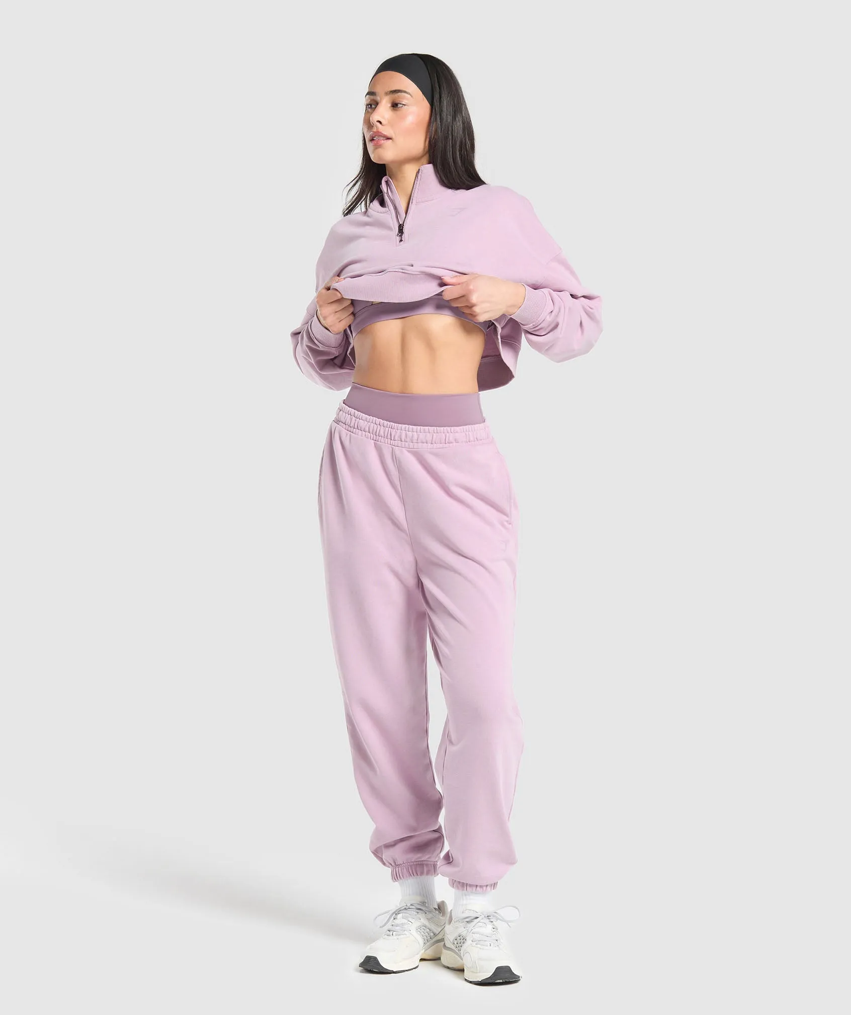 Gymshark Whitney 1/4 Zip - Warm Lilac