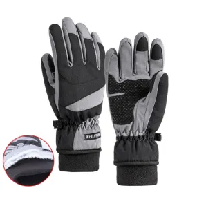 HLINTRANGE 061 Skiing Warm Gloves Sports Riding Waterproof Touch Screen Gloves, Size: L(Thicker)