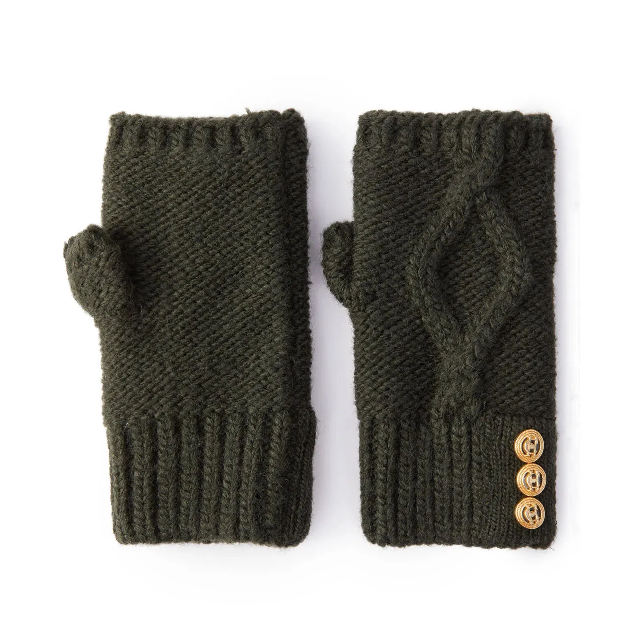 Holland Cooper Ladies Cortina Fingerless Gloves