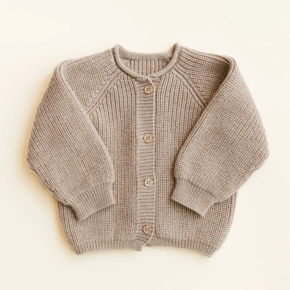 Hvid - Inga - Cardigan - 100% Merino wool