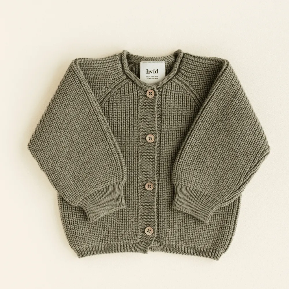 Hvid - Inga - Cardigan - 100% Merino wool