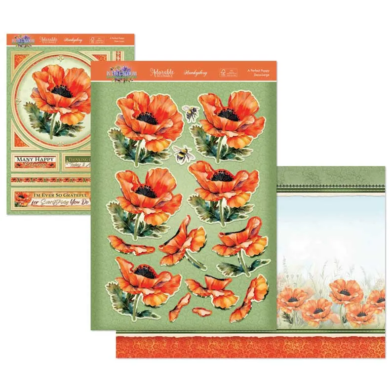 In Full Bloom Deco-Large Set - A Perfect Poppy