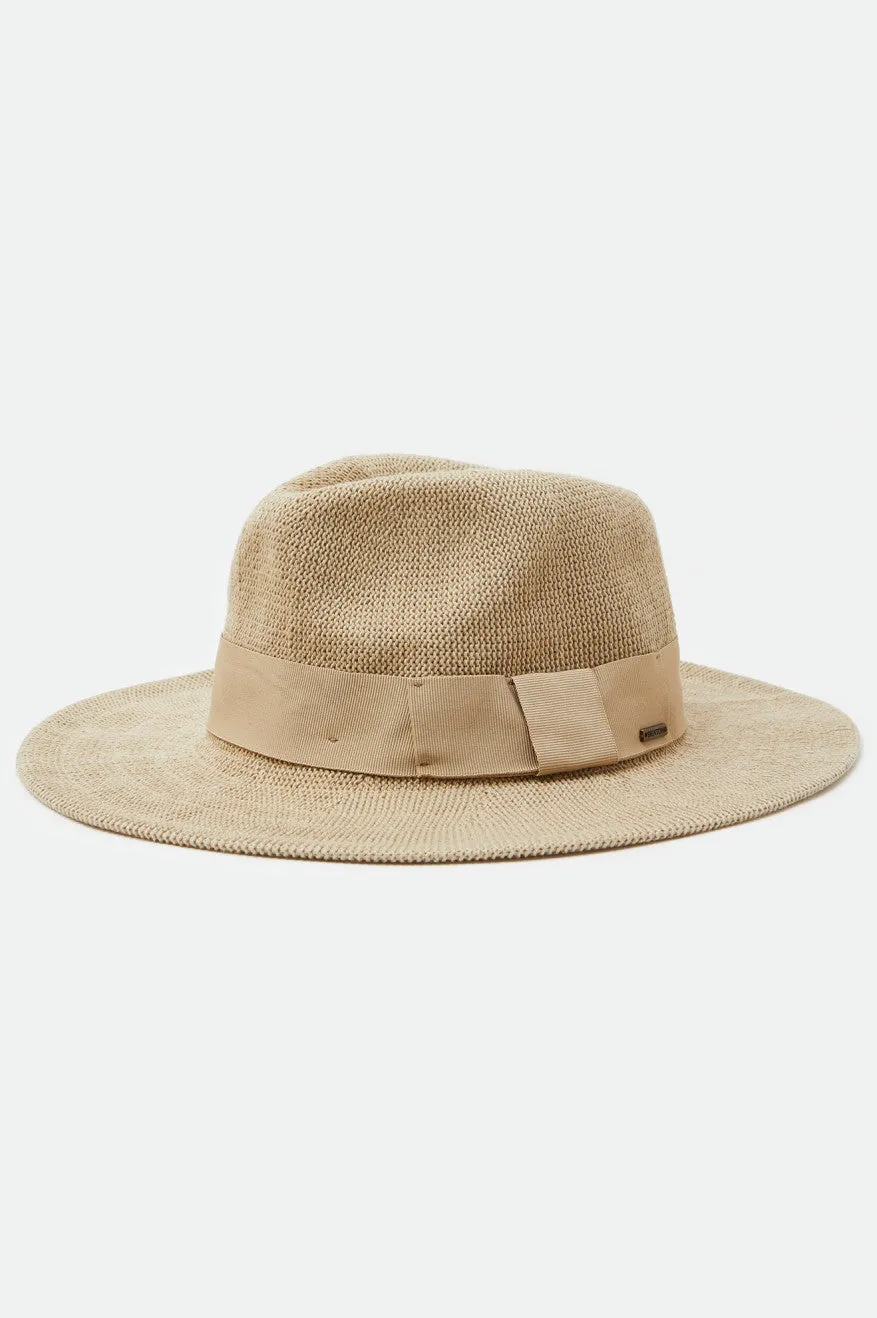 Joanna Knit Packable Hat - Light Khaki