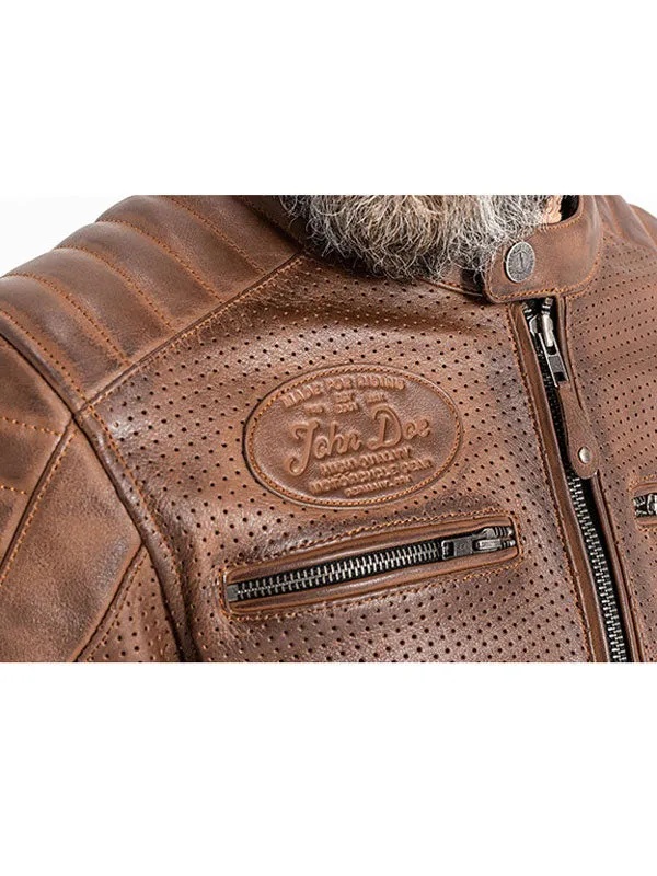 John Doe Storm Perforated Leather Jacket