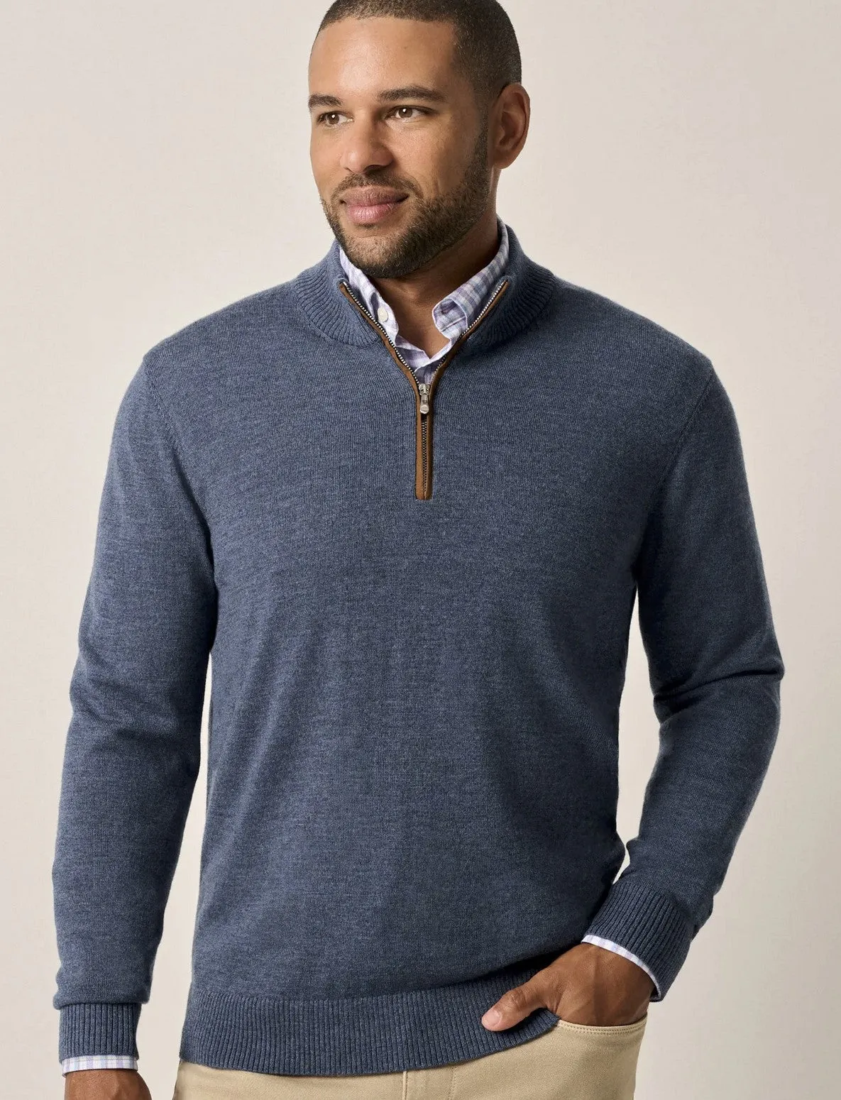 Johnnie-O Raynor Laguna Blue 1/4 Zip