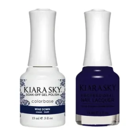 Kiara Sky Classic Gel & Polish Duo - 640 Wine Down