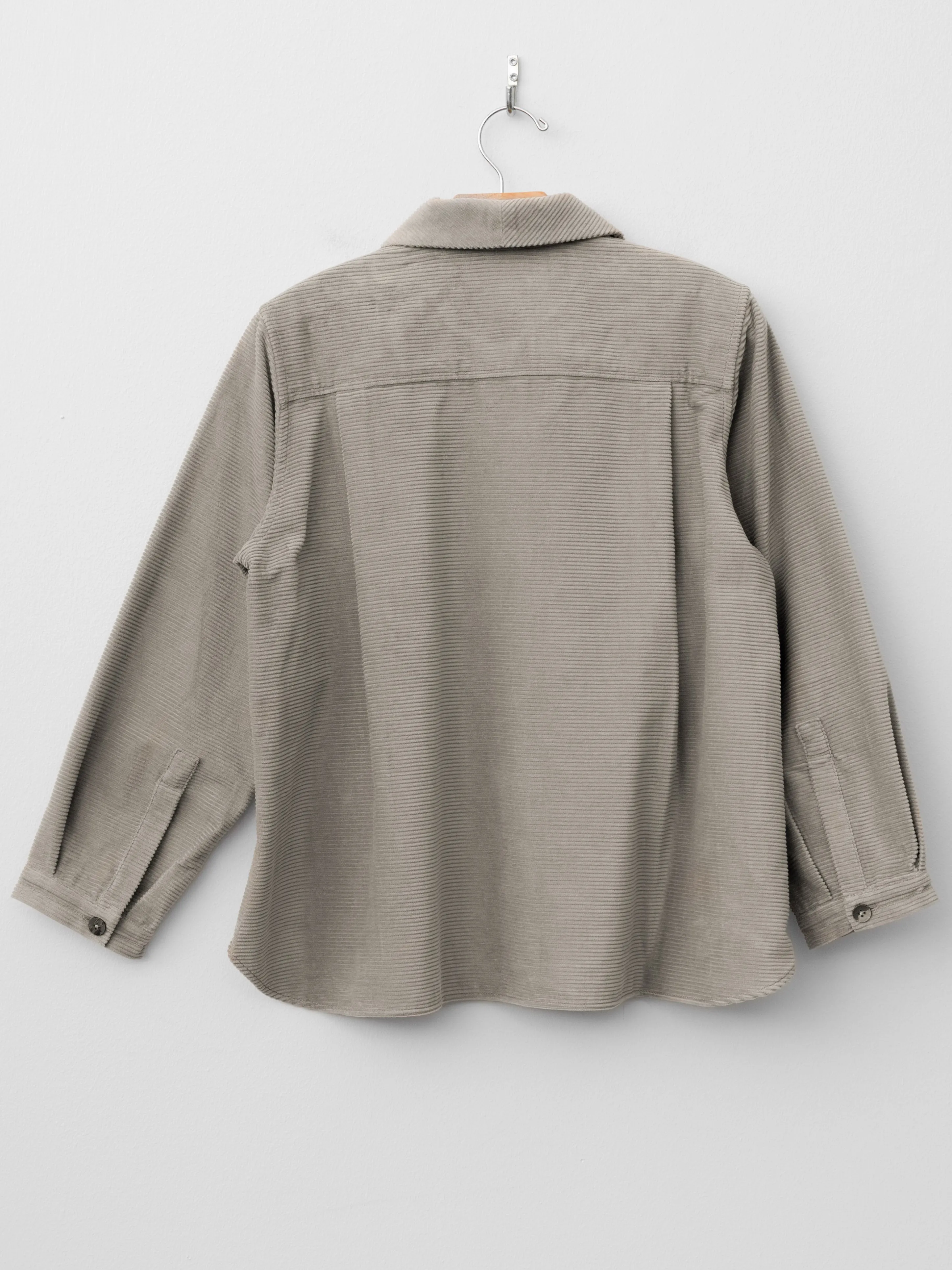 Kiki Shirt Jacket - Light Gray