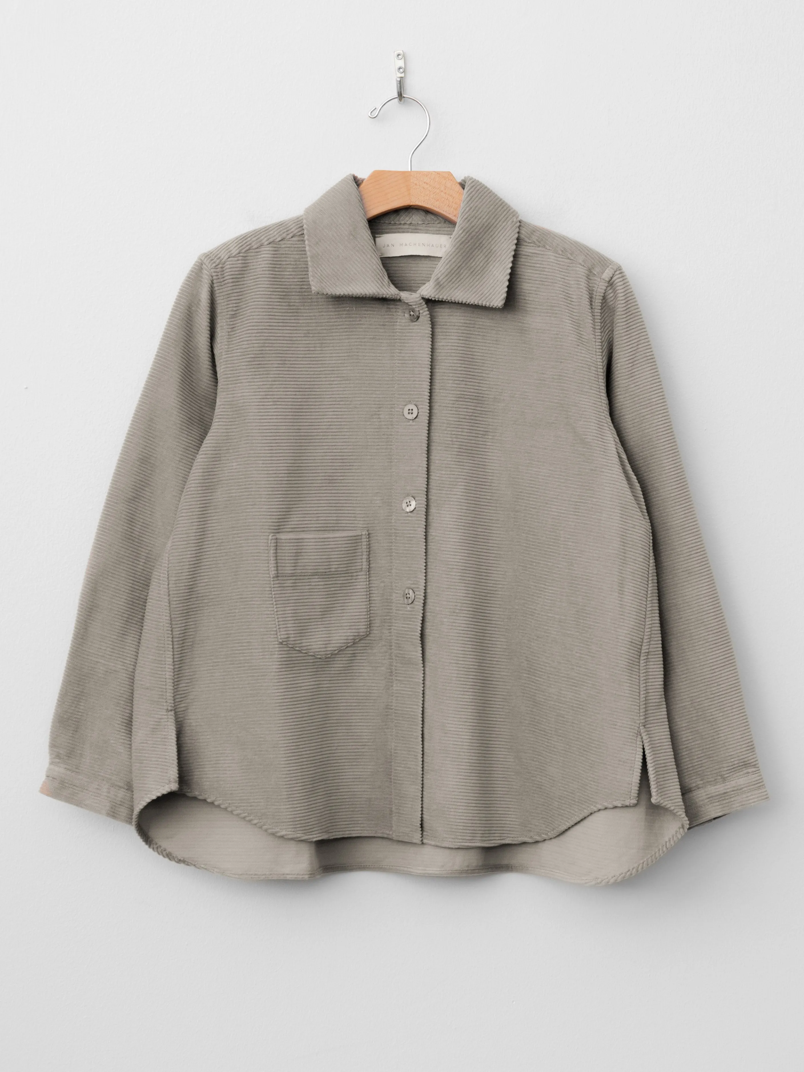 Kiki Shirt Jacket - Light Gray