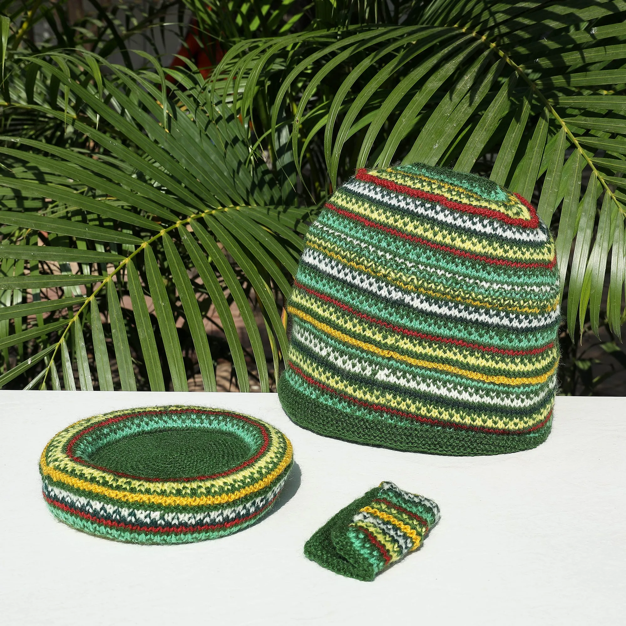 Kumaun Hand-knitted Woolen Tea Cozy Set