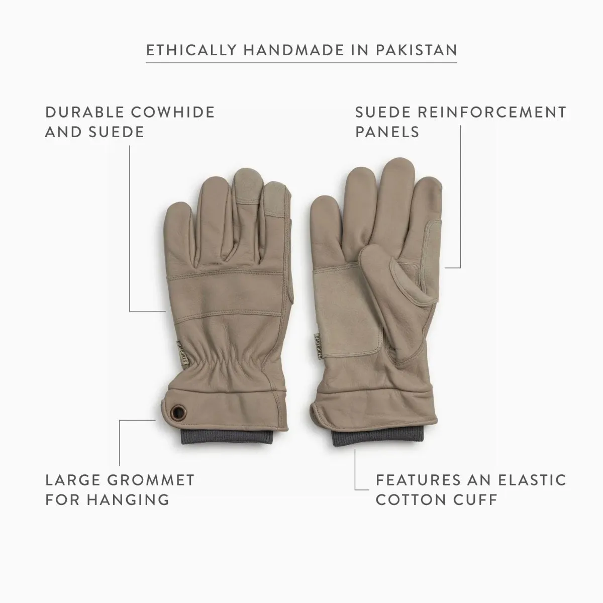 Kunar Glove: Premium All-Purpose Work Glove: Natural/Yellow