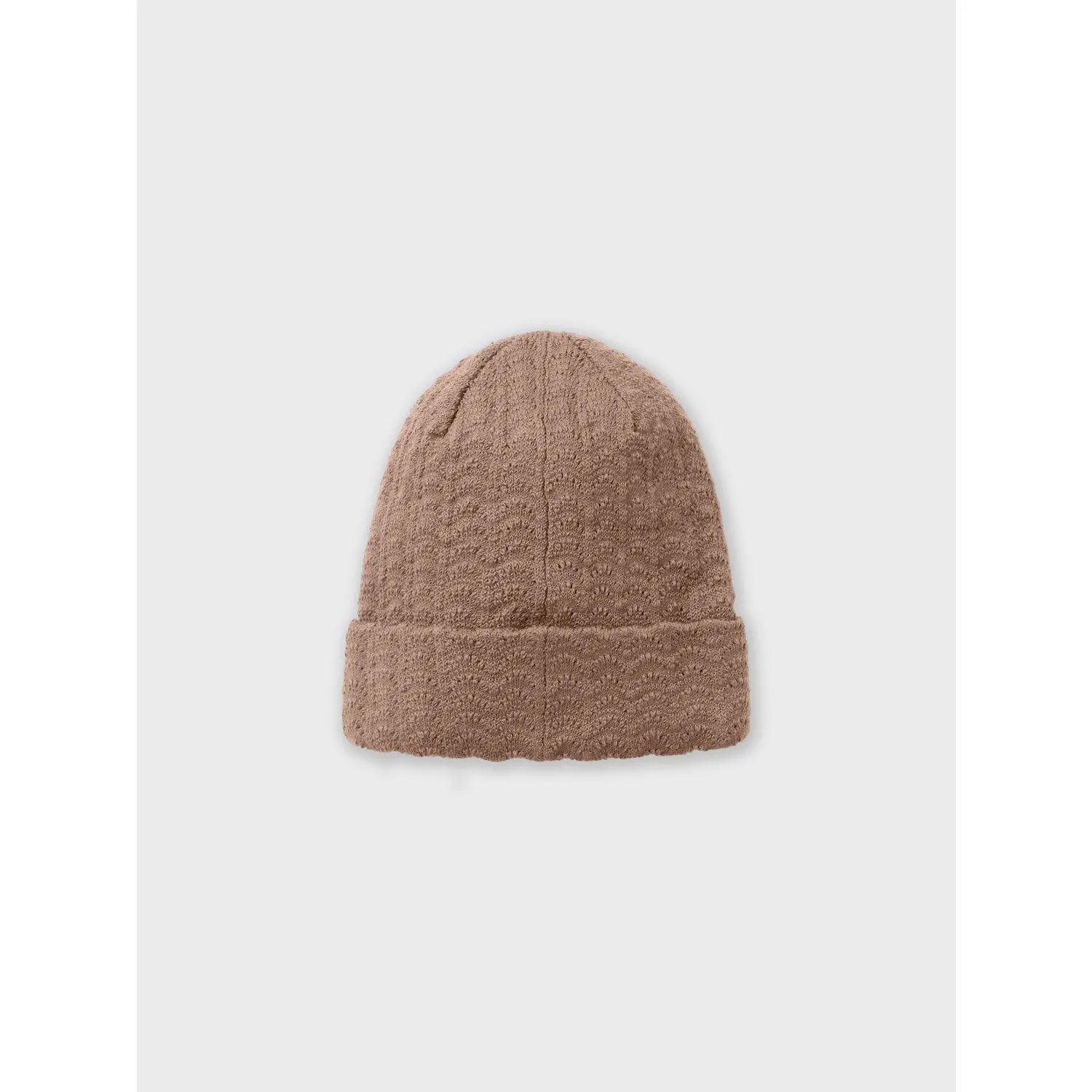 Lil'Atelier Beaver Fur Nalu Knit Hat