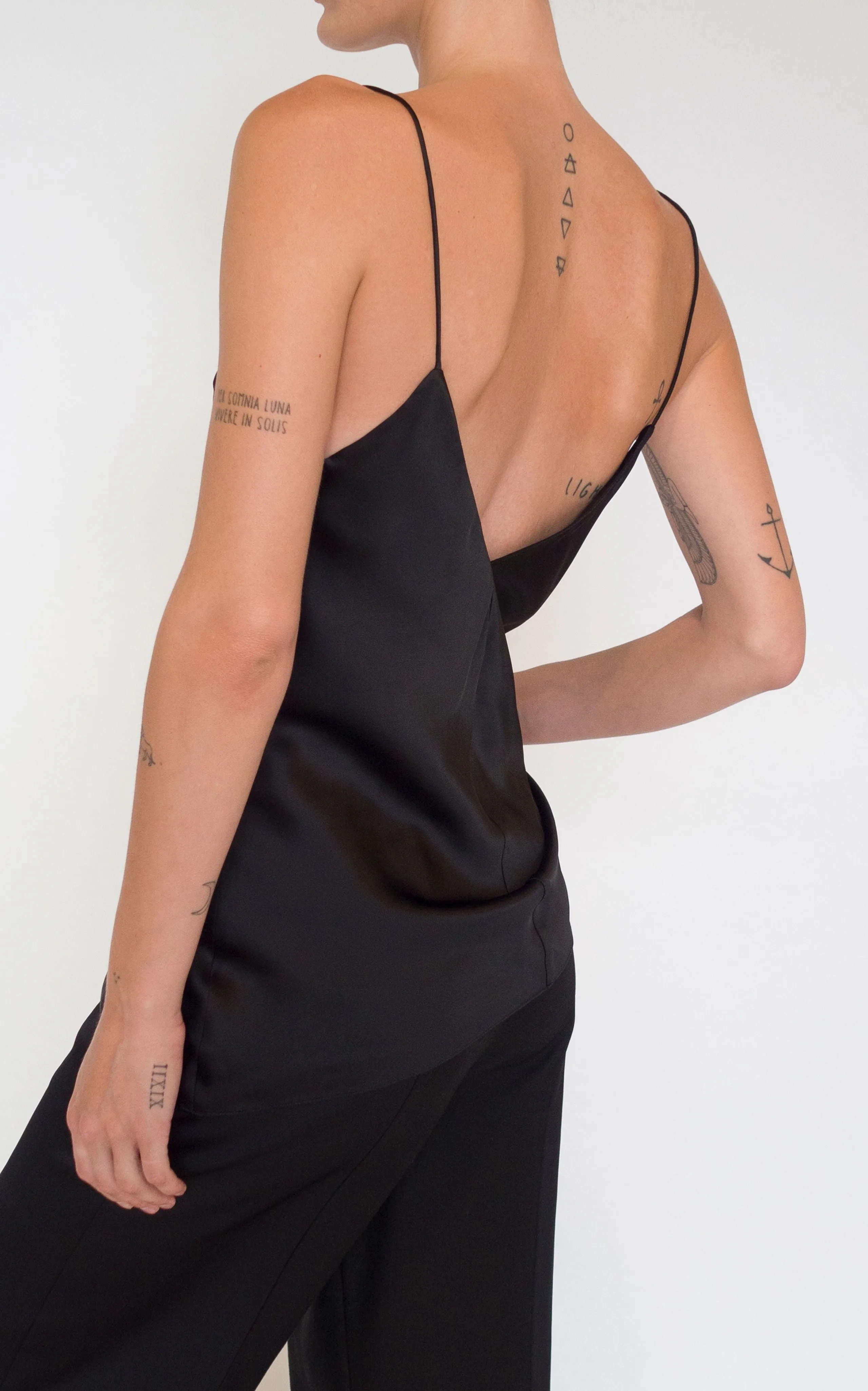 Liquid Bias Camisole | Black