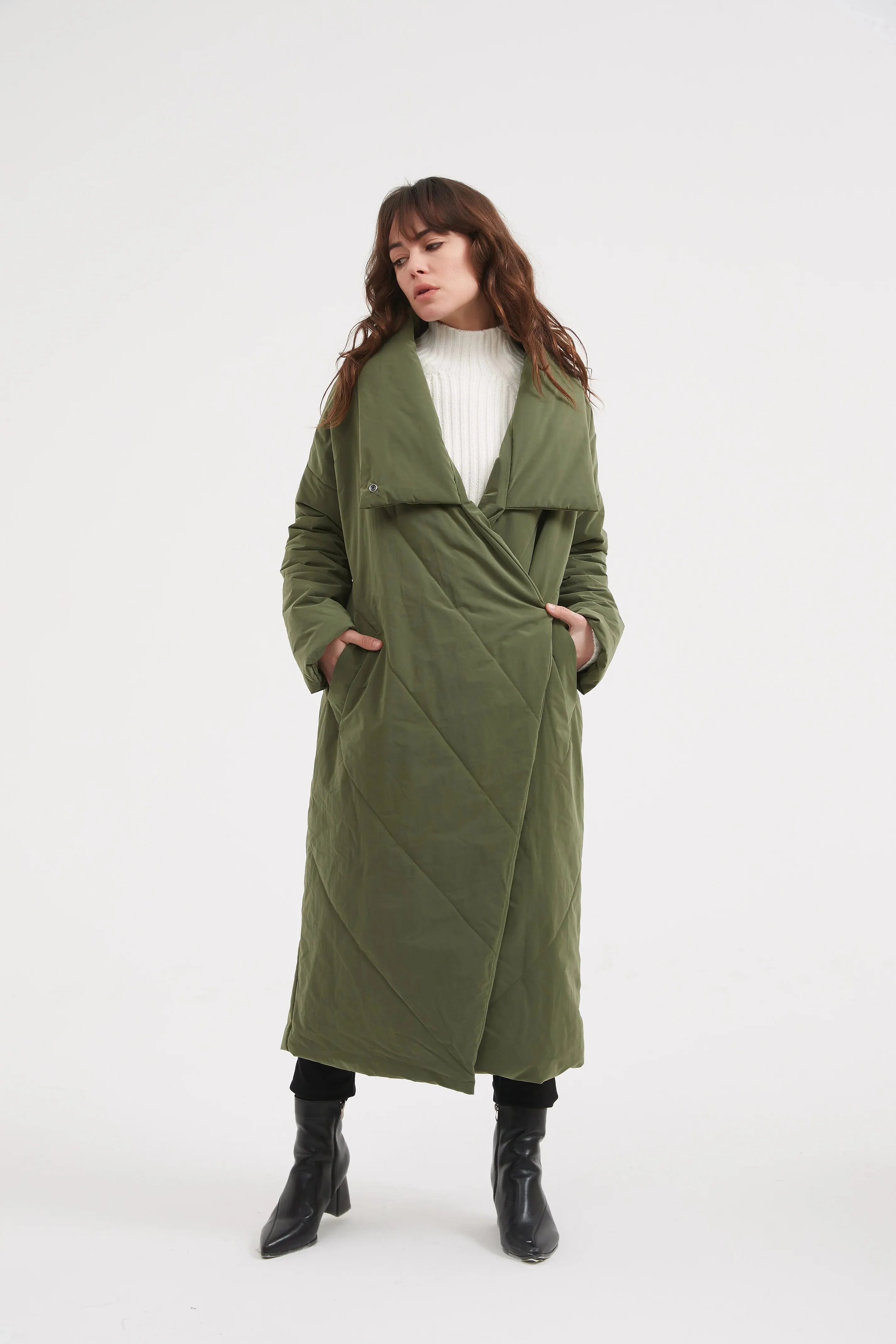 Longline Wrap Coat