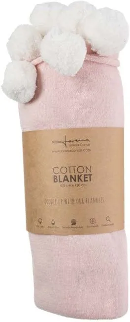 Lorena Canals Baby Blanket Bubbly Soft Pink