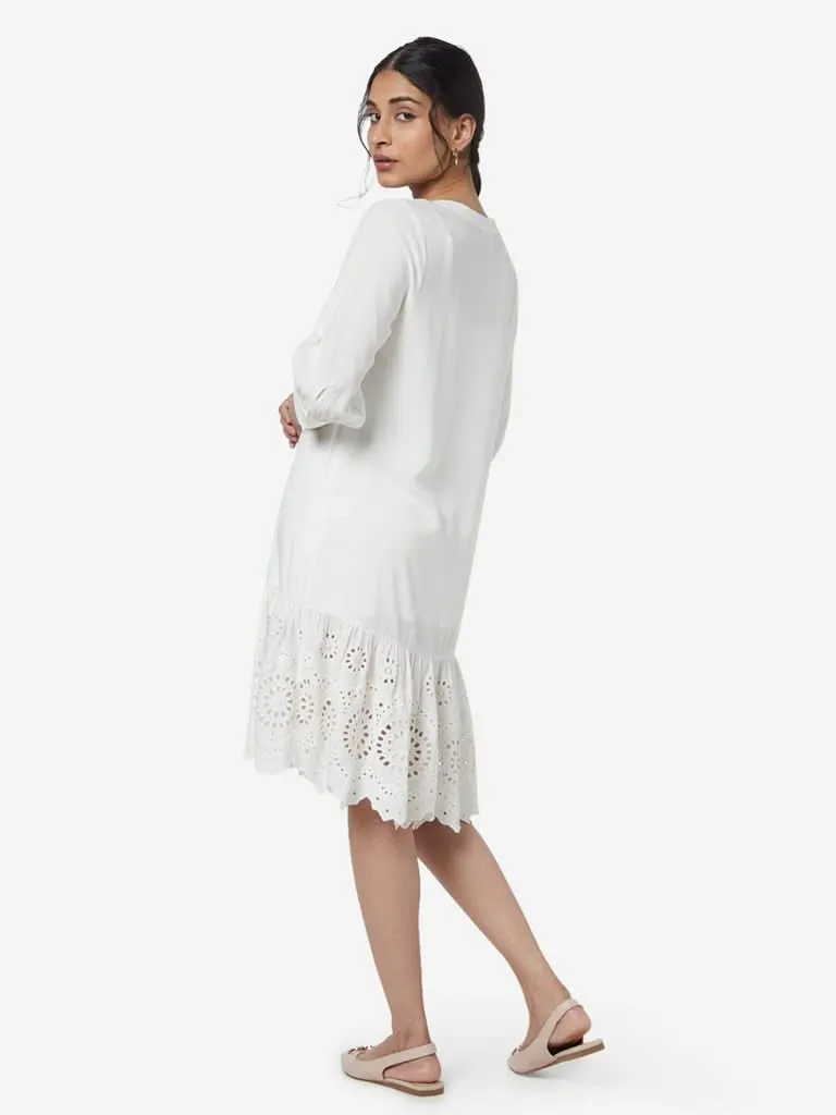 LOV White Betrix Dress With Camisole