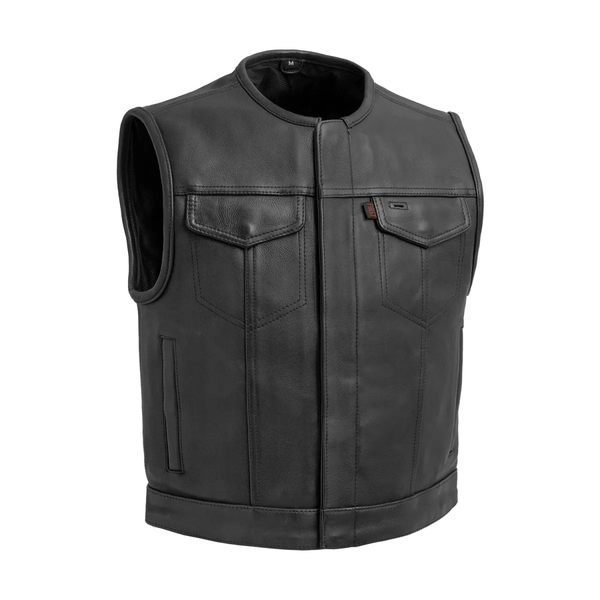 Lowside Men's Motorcycle Leather Vest