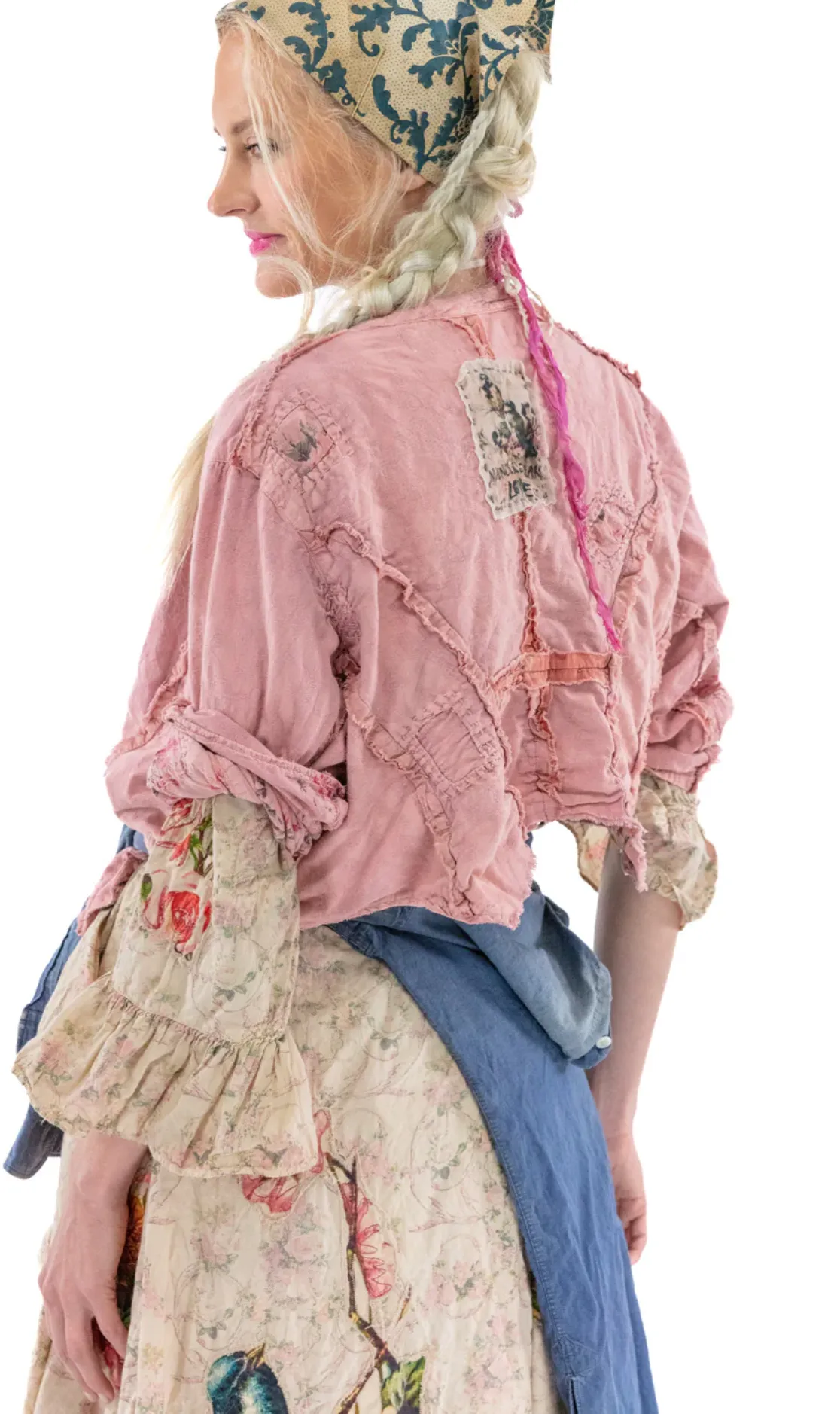 Magnolia Pearl-Floral Odetta Cropped Jacket