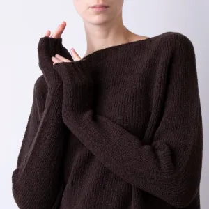 MA'RY'YA SWEATER YNK005 C10 BROWN