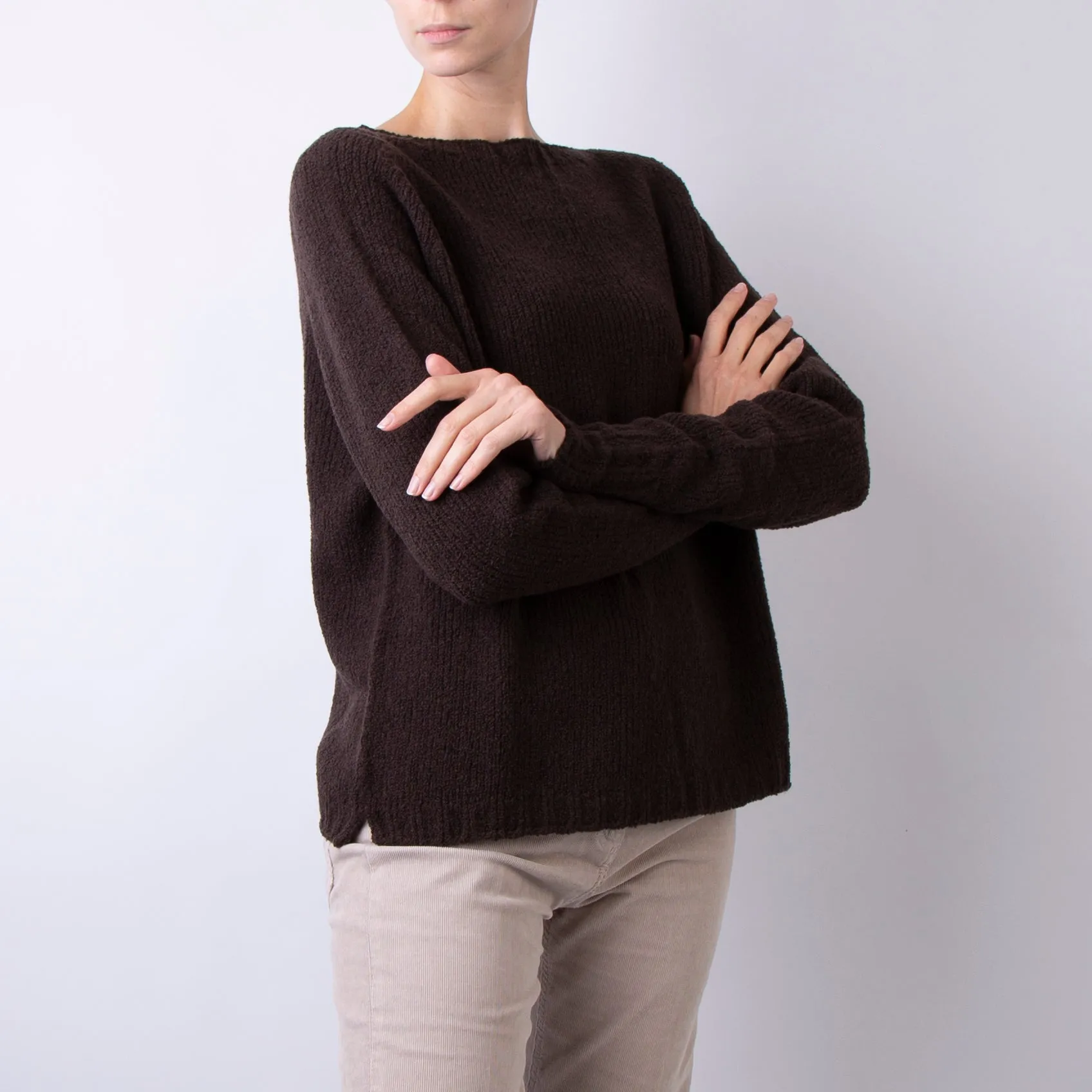 MA'RY'YA SWEATER YNK005 C10 BROWN