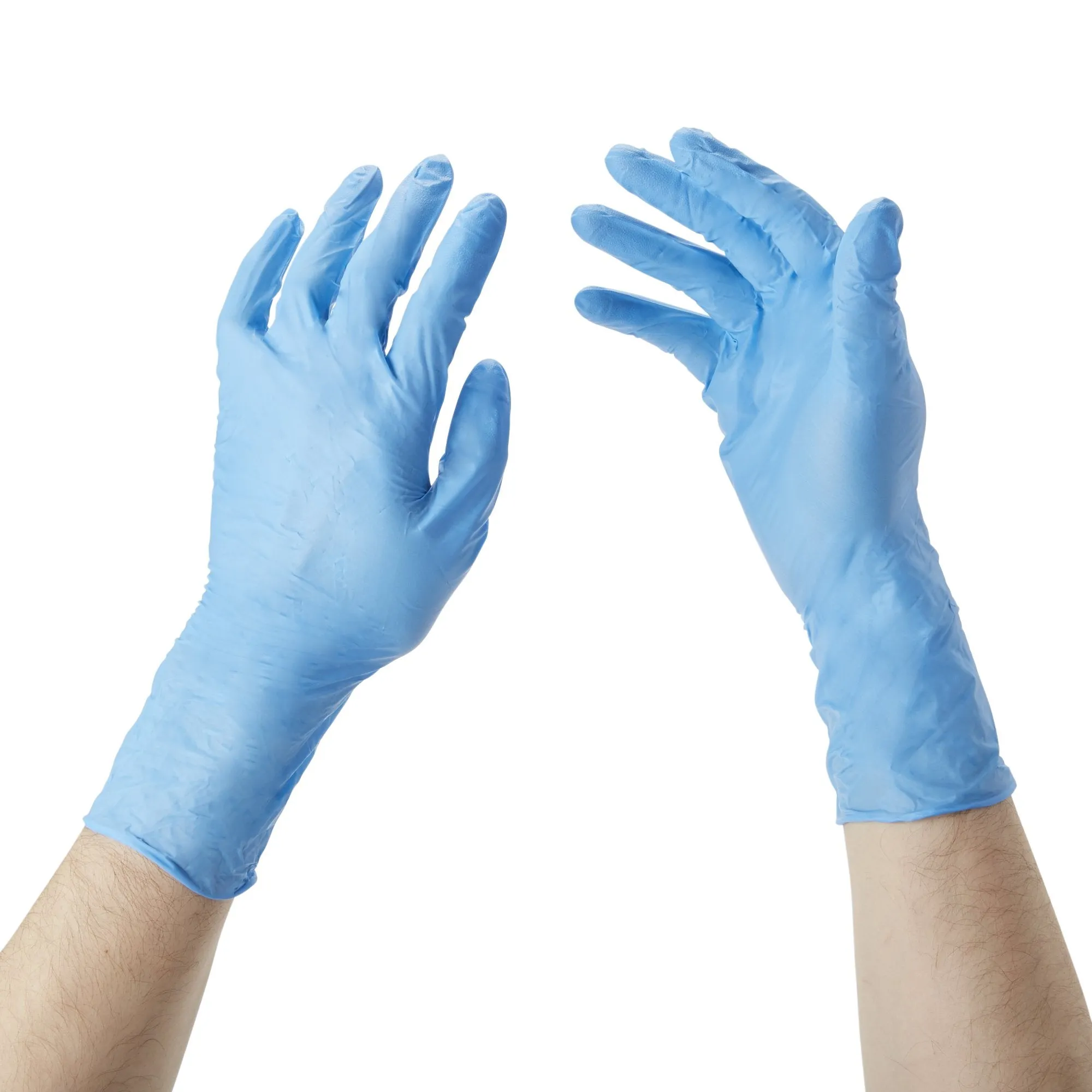 McKesson Confiderm® 6.5CX Extended Cuff Nitrile Extended Cuff Length Exam Glove, Large, Blue