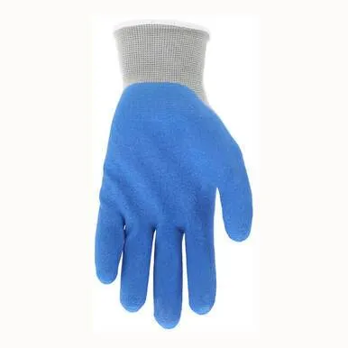 MCR NXG Work Glove, Gray Shell Blue Foam Latex 13 Gauge