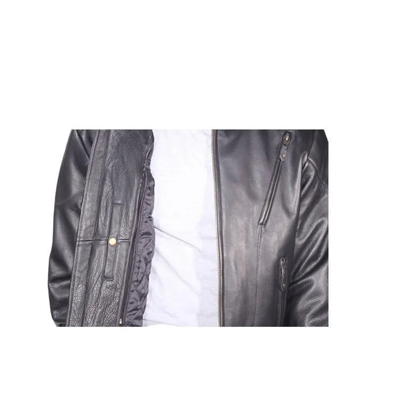 Men's Racer Jacket, MJ714-01-DL