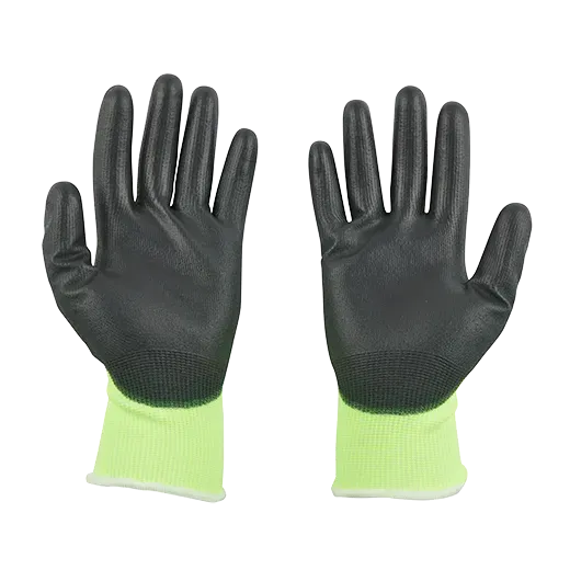 Milwaukee High Visibility Cut Level 1 Polyurethane Dipped Gloves