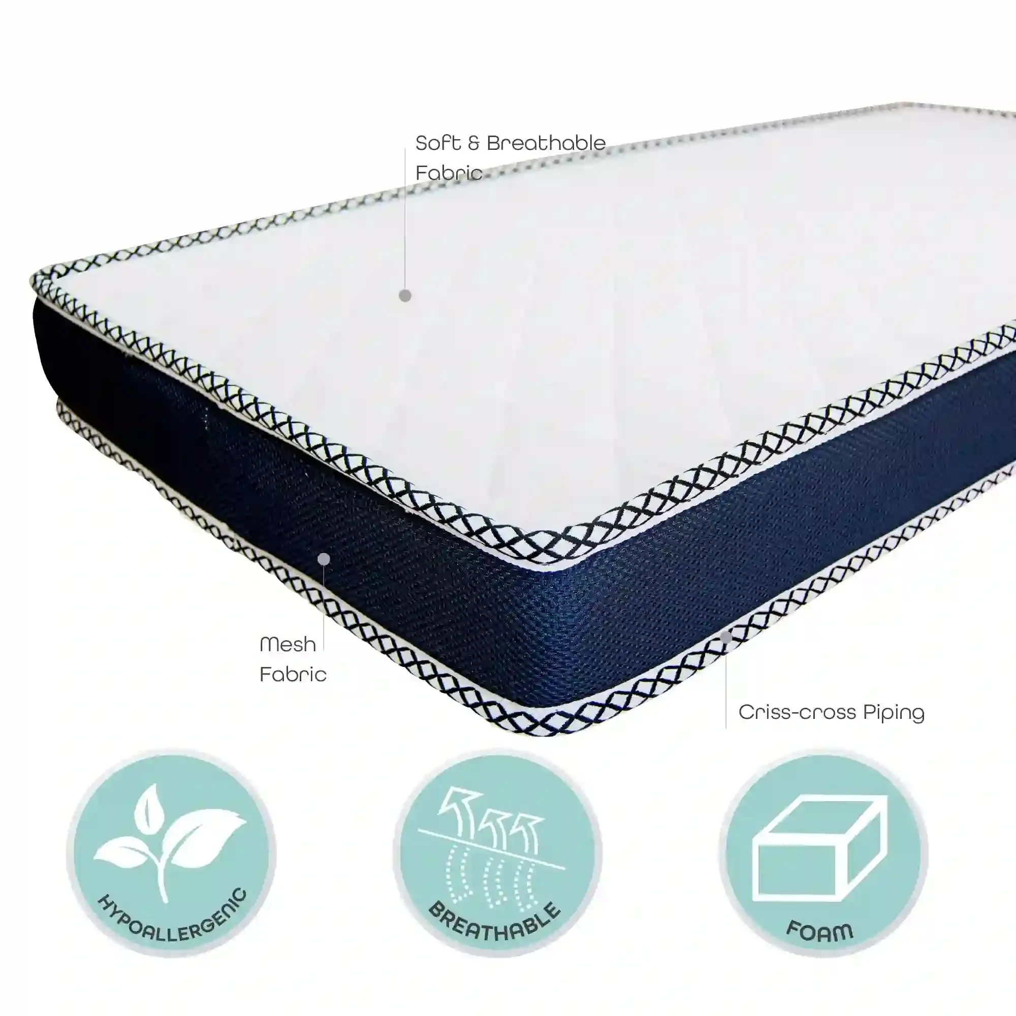 Moon Kids Mattresses (133 x 70 x 12 cm)