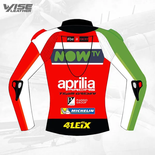 MotoGP Aleix Espargaro Aprilia Racing Leather Jacket 2024