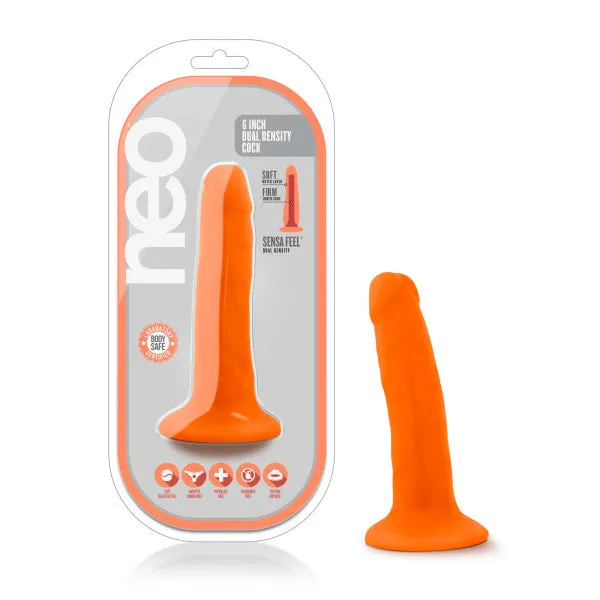 Neo 5.5 Dual Density Cock Neon Orange "