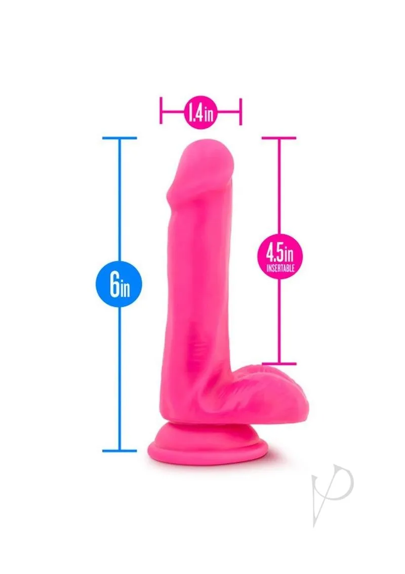 Neo Elite Dd Cock W/balls 6 Pink