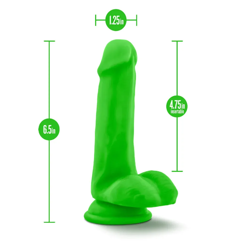 Neo Elite Neon Green 6.5-Inch Dildo