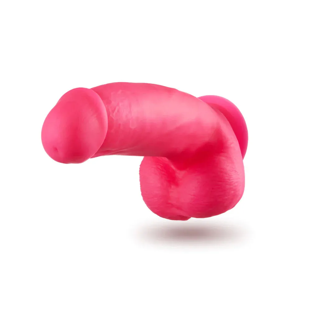 Neo Elite Neon Pink 7-Inch Long Dildo