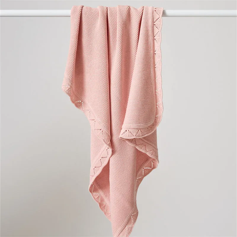 Nordic Cotton Knitted Blanket