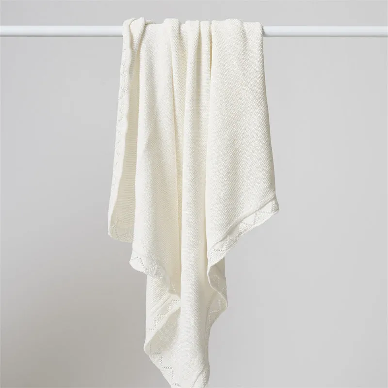 Nordic Cotton Knitted Blanket