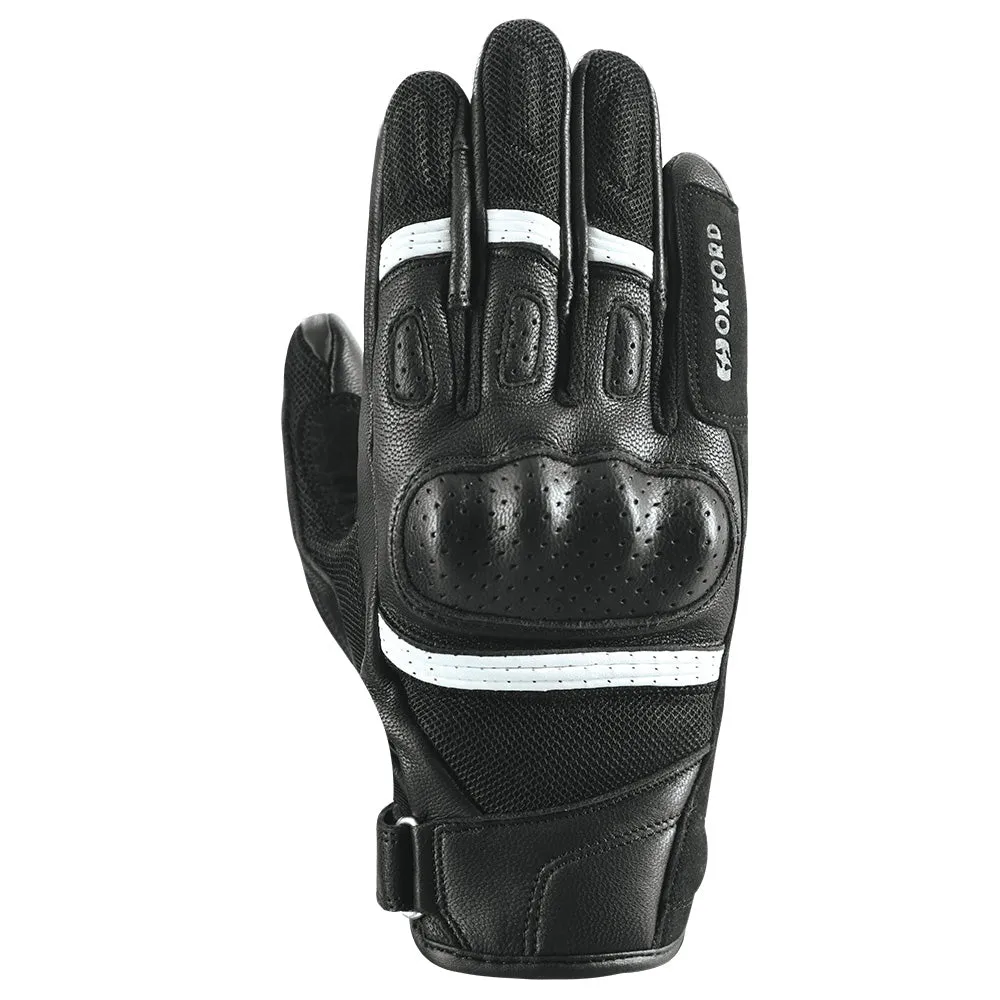 Oxford RP-6S Men Street Sport Motorcycle Gloves Black & White