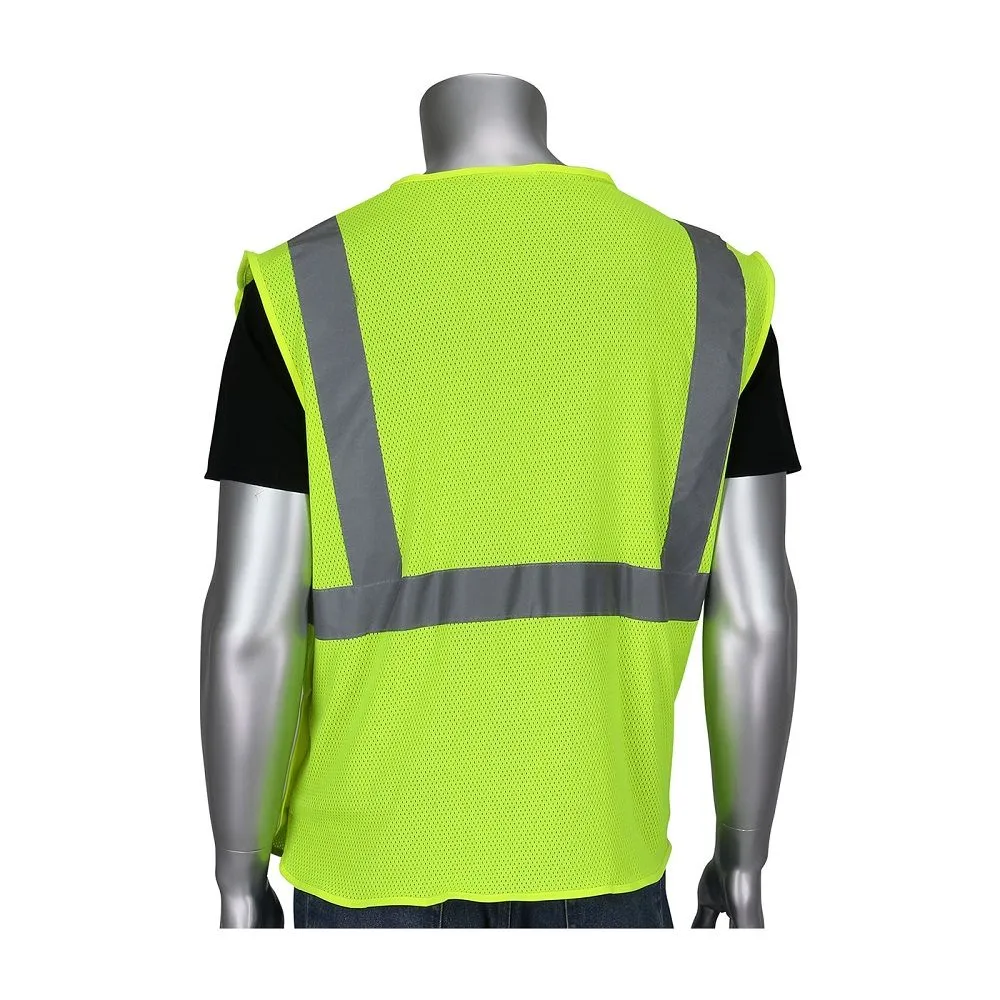 PIP 302-5PMV ANSI Type R Class 2 Mesh Breakaway Vest, 1 Each