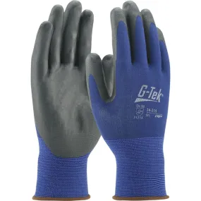 PIP G-Tek 34-315 15 Gauge Seamless Knit Polyester Glove with Nitrile Coated Foam Grip, Box of 12