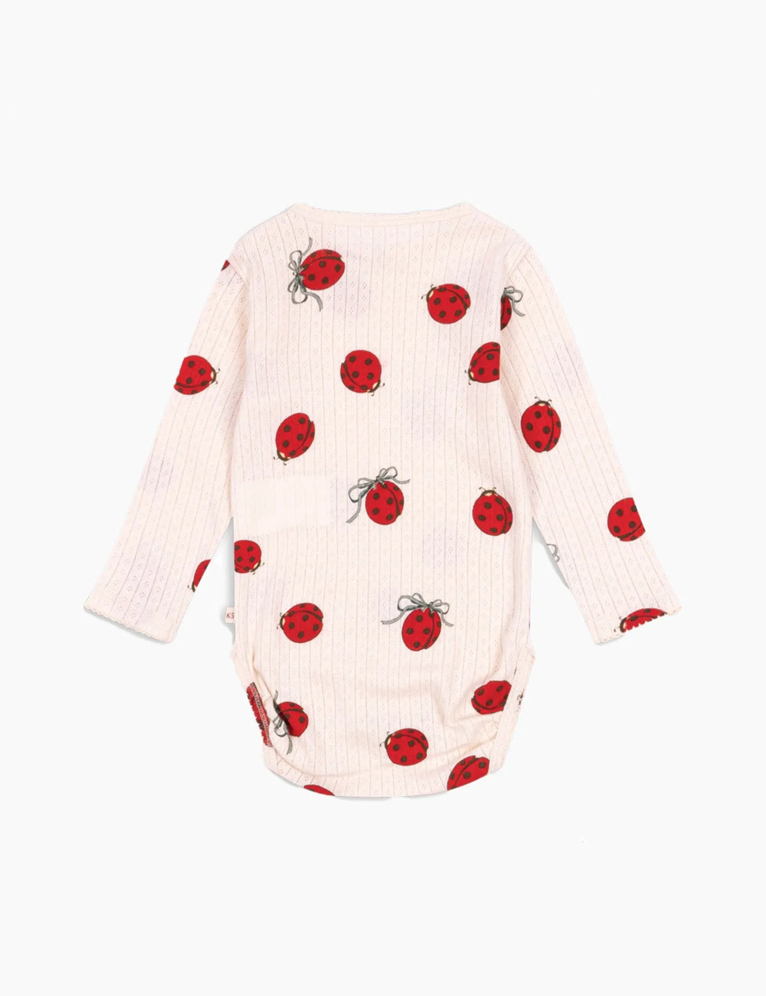 Pointelle Minnie Bodysuit in Ladybug