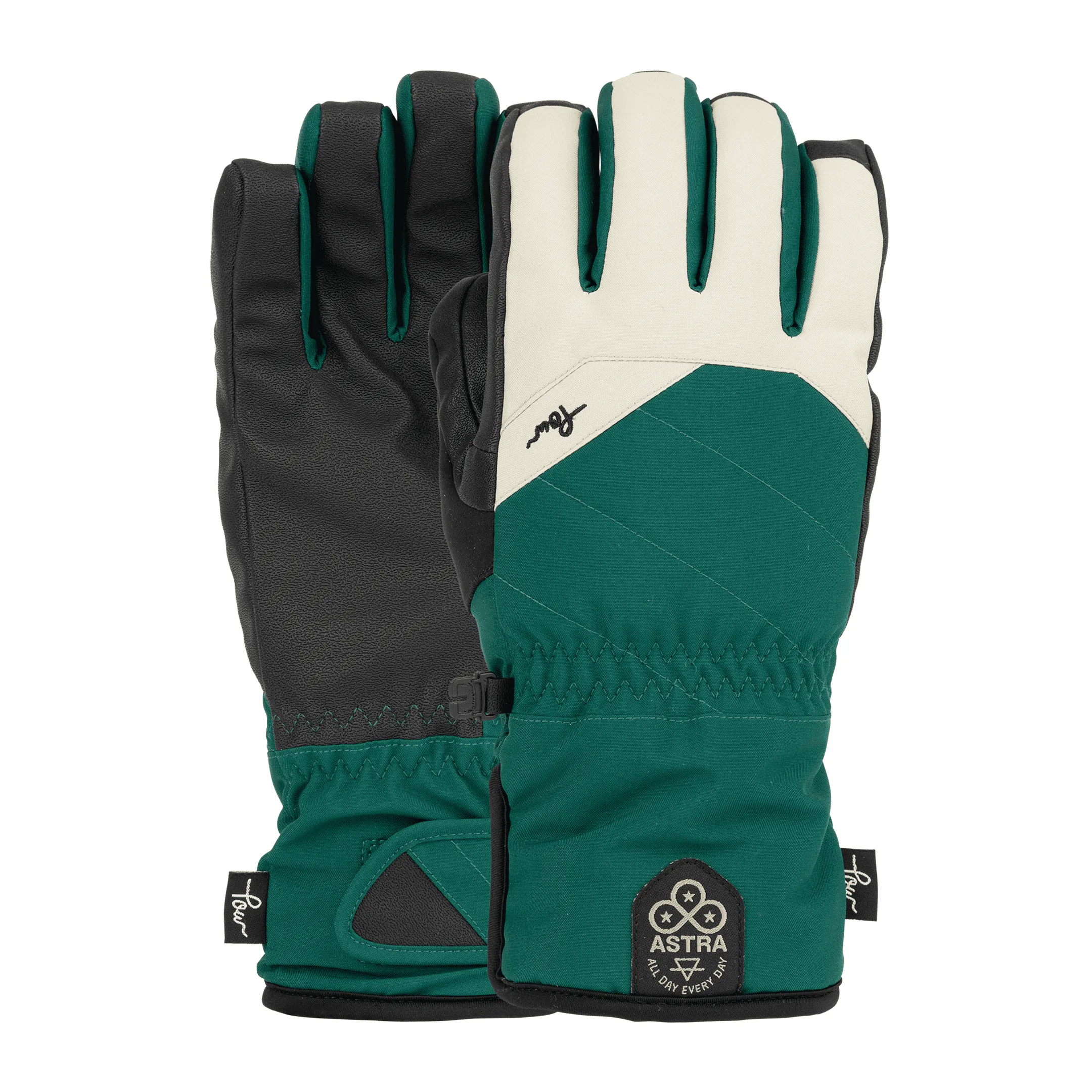 POW Gloves - Astra Women's Ski / Snowboard Glove - Stone Forest