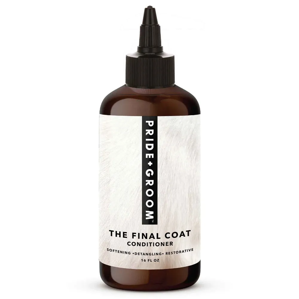 Pride   Groom The Final Coat All-Natural Dog Conditioner 16oz